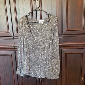 Nordstrom Rack blouse with v neck tank